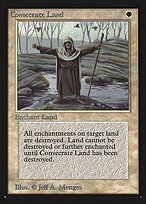 Magic the Gathering Card - Consecrate Land - MTG Circle