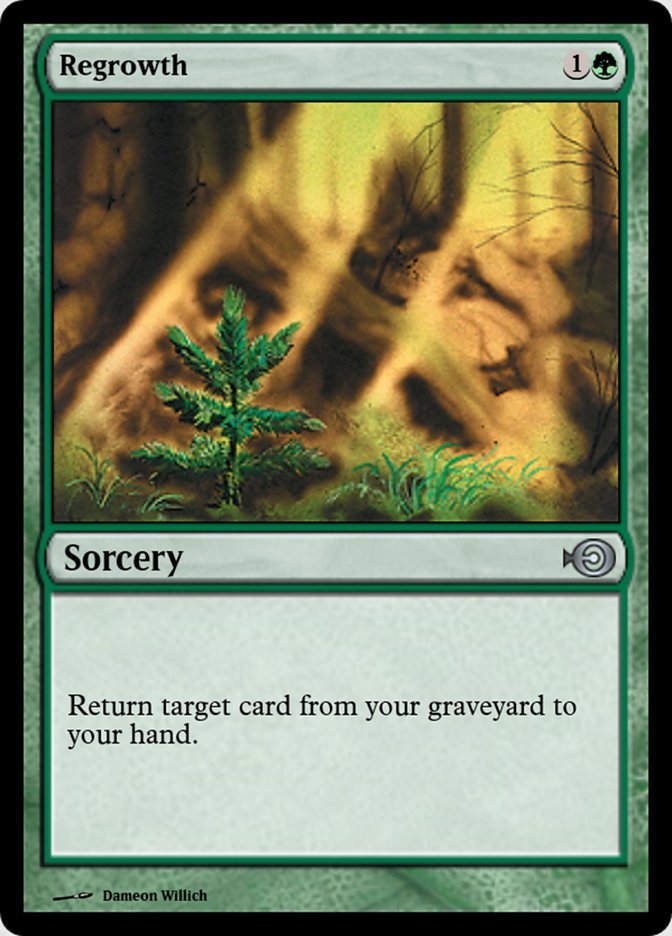 Magic the Gathering Card - Regrowth - MTG Circle