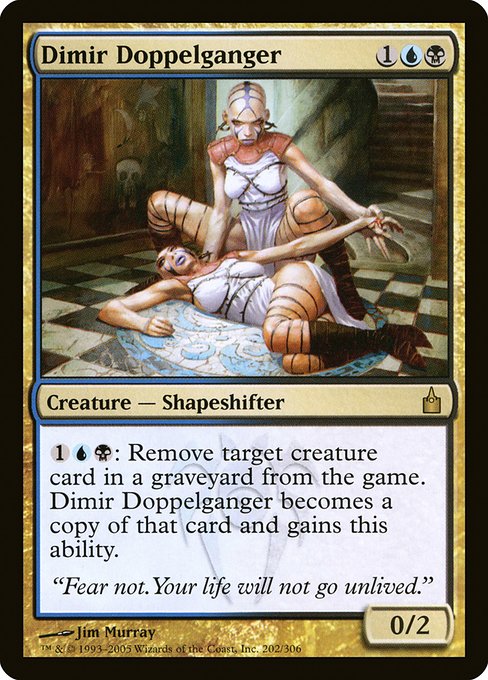 Magic the Gathering Card - Dimir Doppelganger - MTG Circle