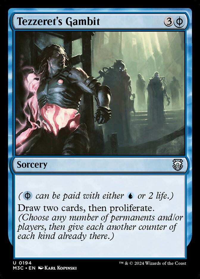 Magic the Gathering Card - Tezzeret's Gambit - MTG Circle