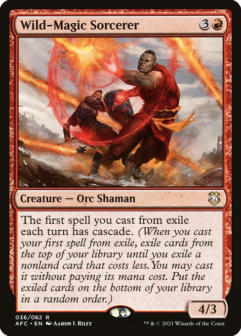 Magic the Gathering Card - Wild-Magic Sorcerer - MTG Circle