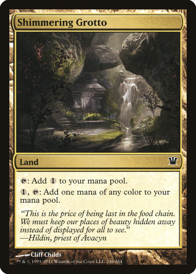 Magic the Gathering Card - Shimmering Grotto - MTG Circle