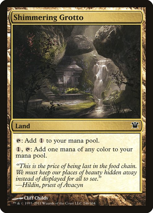 Magic the Gathering Card - Shimmering Grotto - MTG Circle