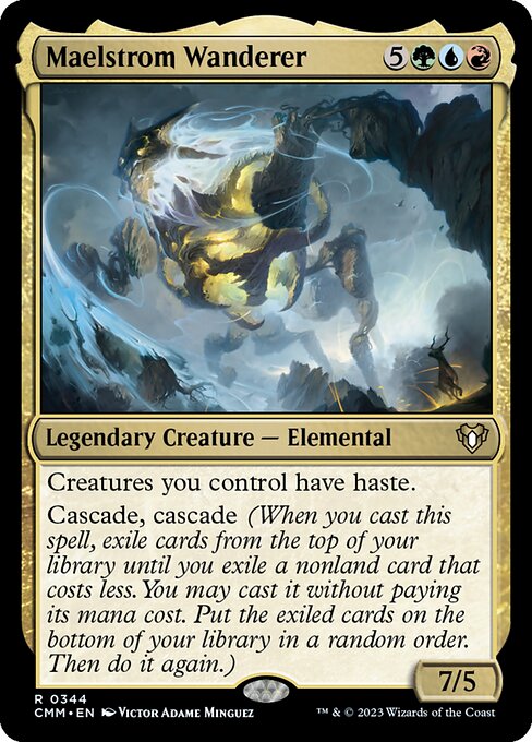 Magic the Gathering Card - Maelstrom Wanderer - MTG Circle
