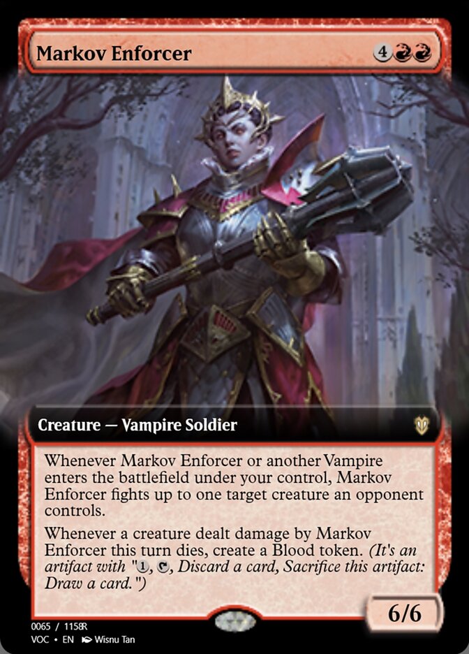 Magic the Gathering Card - Markov Enforcer - MTG Circle