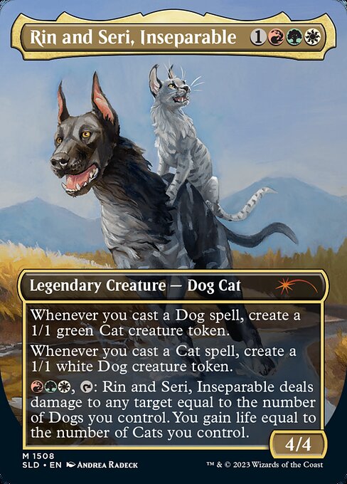 Magic the Gathering Card - Rin and Seri, Inseparable - MTG Circle