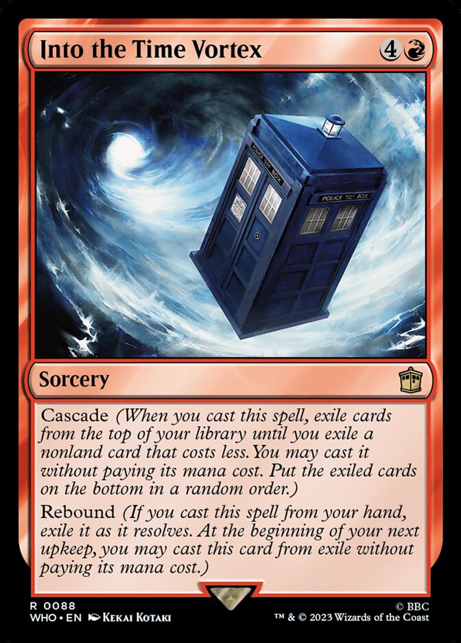 Magic the Gathering Card - Into the Time Vortex - MTG Circle