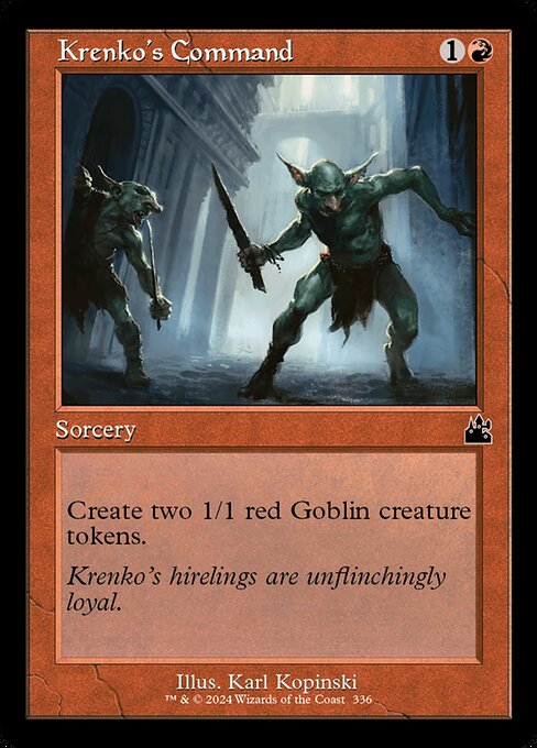 Magic the Gathering Card - Krenko's Command - MTG Circle