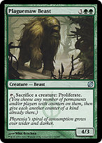 Magic the Gathering Card - Plaguemaw Beast - MTG Circle