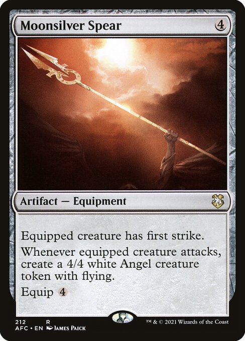 Magic the Gathering Card - Moonsilver Spear - MTG Circle