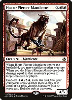 Magic the Gathering Card - Heart-Piercer Manticore - MTG Circle