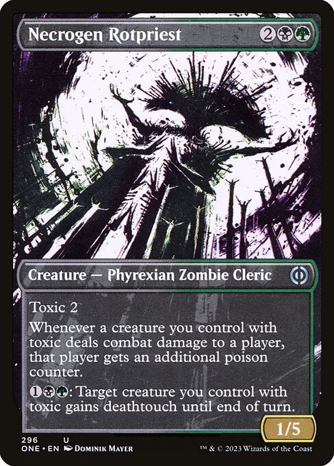 Magic the Gathering Card - Necrogen Rotpriest - MTG Circle