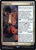 Magic the Gathering Card - Bard Class - MTG Circle