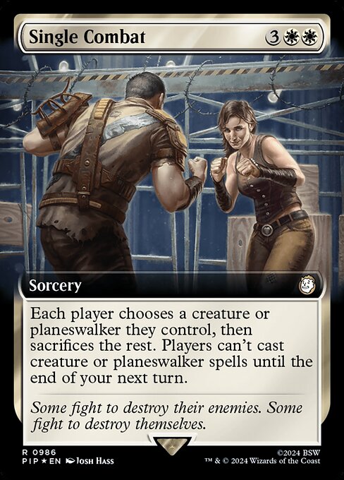 Magic the Gathering Card - Single Combat - MTG Circle