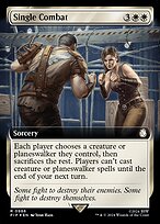Magic the Gathering Card - Single Combat - MTG Circle