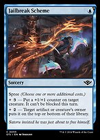 Magic the Gathering Card - Jailbreak Scheme - MTG Circle