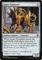 Magic the Gathering Card - Eager Construct - MTG Circle