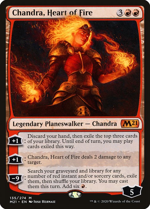 Magic the Gathering Card - Chandra, Heart of Fire - MTG Circle