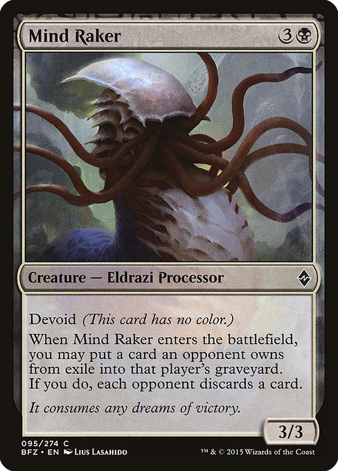Magic the Gathering Card - Mind Raker - MTG Circle