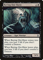 Magic the Gathering Card - Raving Oni-Slave - MTG Circle