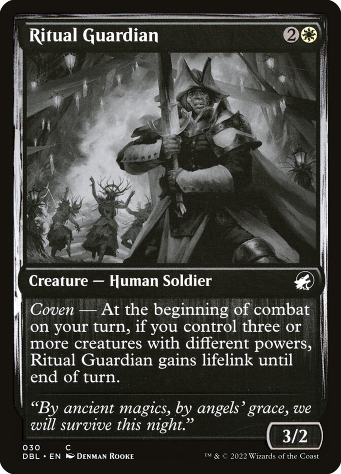Magic the Gathering Card - Ritual Guardian - MTG Circle