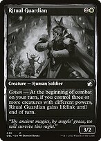 Magic the Gathering Card - Ritual Guardian - MTG Circle