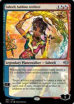 Magic the Gathering Card - Saheeli, Sublime Artificer - MTG Circle
