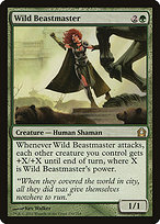 Magic the Gathering Card - Wild Beastmaster - MTG Circle