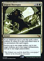 Magic the Gathering Card - Urgent Necropsy - MTG Circle