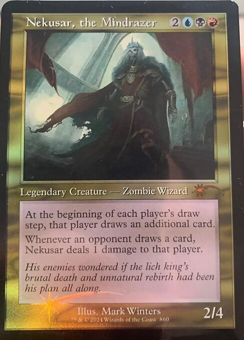 Magic the Gathering Card - Nekusar, the Mindrazer - MTG Circle