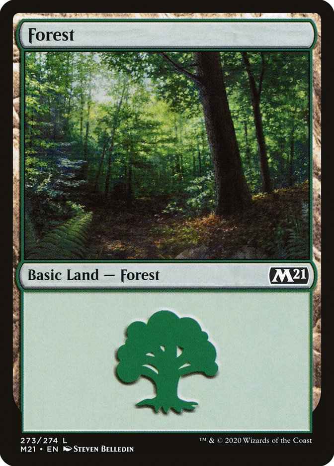 Magic the Gathering Card - Forest - MTG Circle