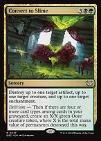 Magic the Gathering Card - Convert to Slime - MTG Circle