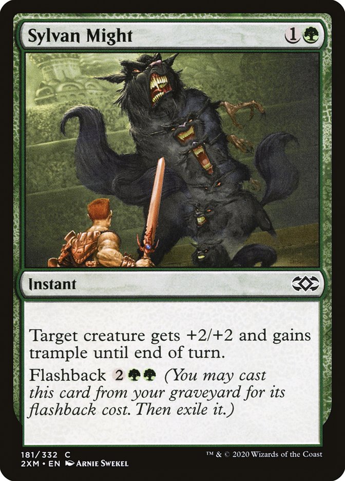 Magic the Gathering Card - Sylvan Might - MTG Circle