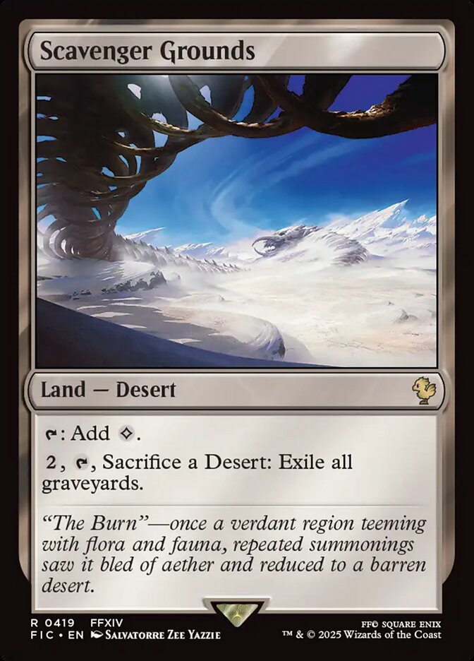 Magic the Gathering Card - Scavenger Grounds - MTG Circle