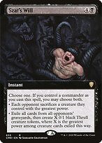 Magic the Gathering Card - Szat's Will - MTG Circle
