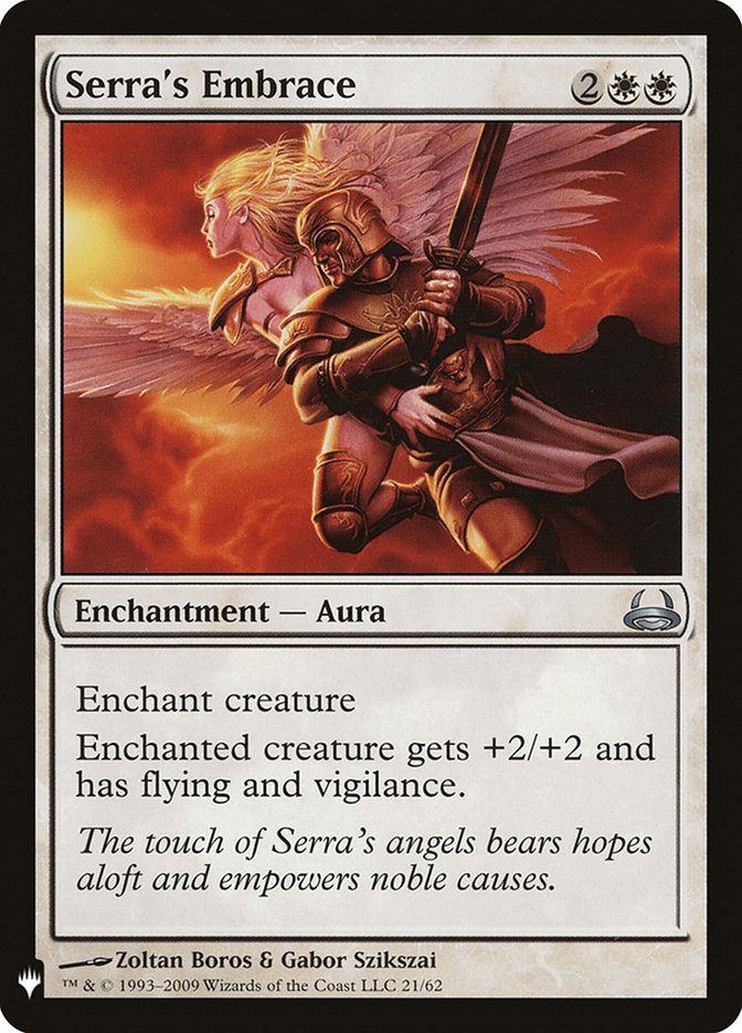 Magic the Gathering Card - Serra's Embrace - MTG Circle
