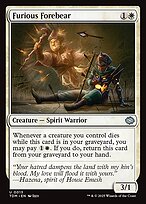 Magic the Gathering Card - Furious Forebear - MTG Circle