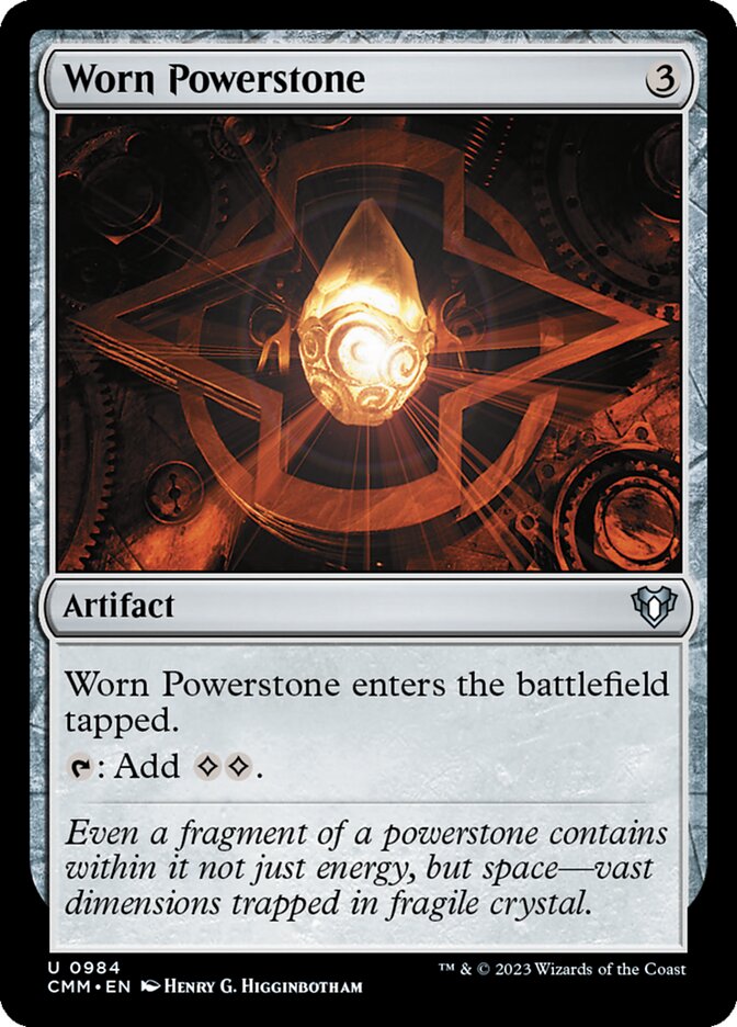 Magic the Gathering Card - Worn Powerstone - MTG Circle