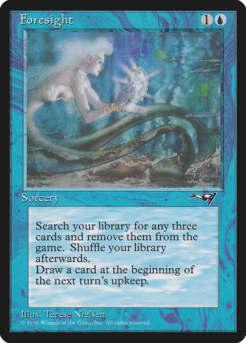 Magic the Gathering Card - Foresight - MTG Circle