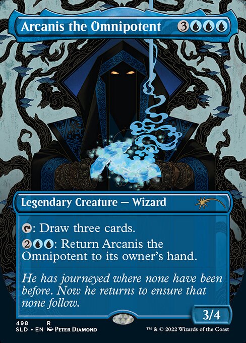 Magic the Gathering Card - Arcanis the Omnipotent - MTG Circle