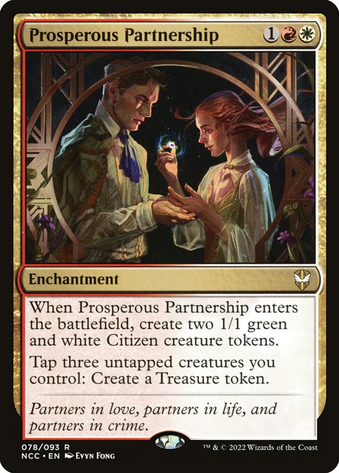 Magic the Gathering Card - Prosperous Partnership - MTG Circle