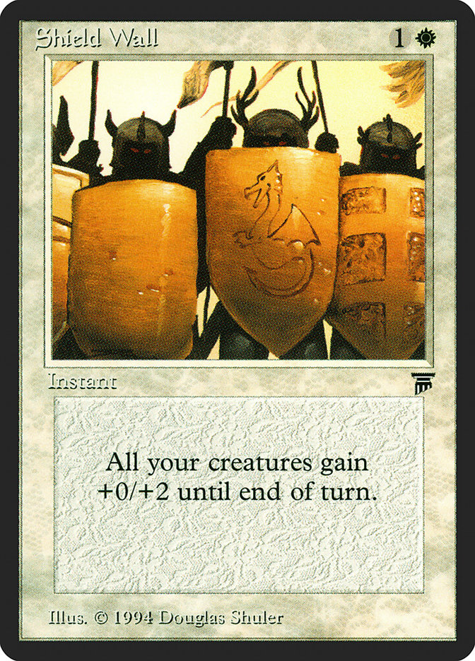 Magic the Gathering Card - Shield Wall - MTG Circle