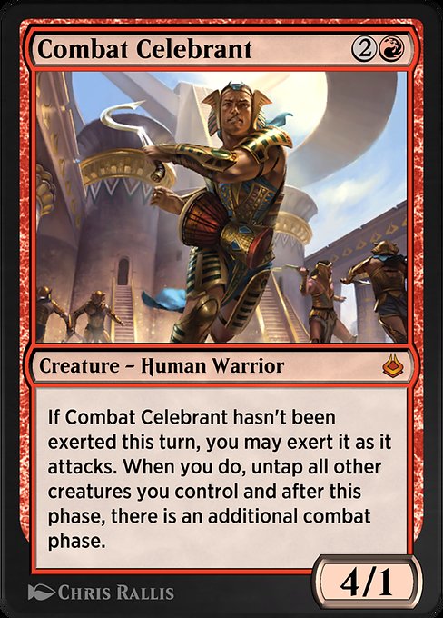 Magic the Gathering Card - Combat Celebrant - MTG Circle