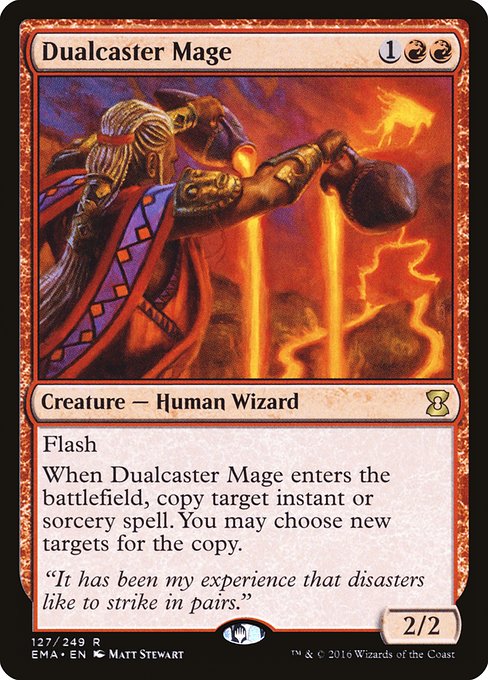 Magic the Gathering Card - Dualcaster Mage - MTG Circle