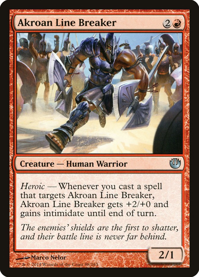 Magic the Gathering Card - Akroan Line Breaker - MTG Circle