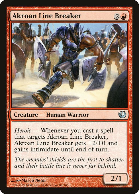 Magic the Gathering Card - Akroan Line Breaker - MTG Circle