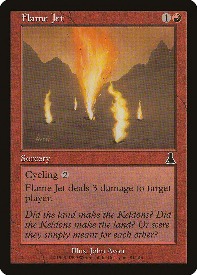 Magic the Gathering Card - Flame Jet - MTG Circle