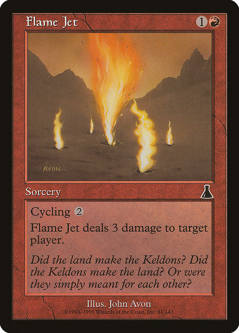 Magic the Gathering Card - Flame Jet - MTG Circle
