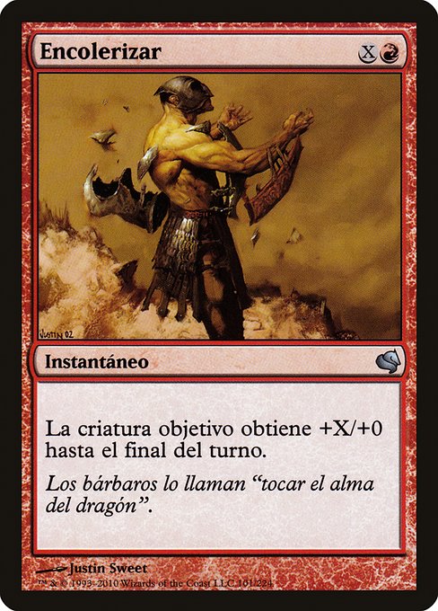 Magic the Gathering Card - Enrage - MTG Circle