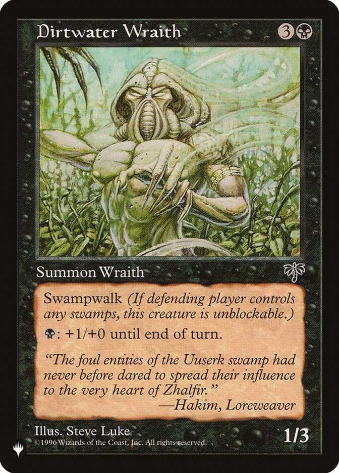 Magic the Gathering Card - Dirtwater Wraith - MTG Circle